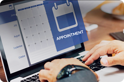Appointment management interface